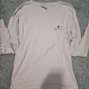 Simply Southern Women's Peach Top with Turtle Design